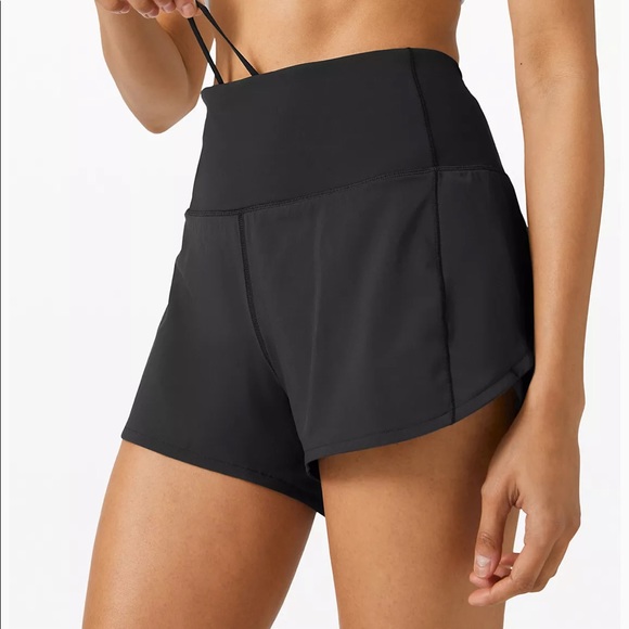 lululemon athletica Pants - Black Lululemon Speed Shorts Updated Fit